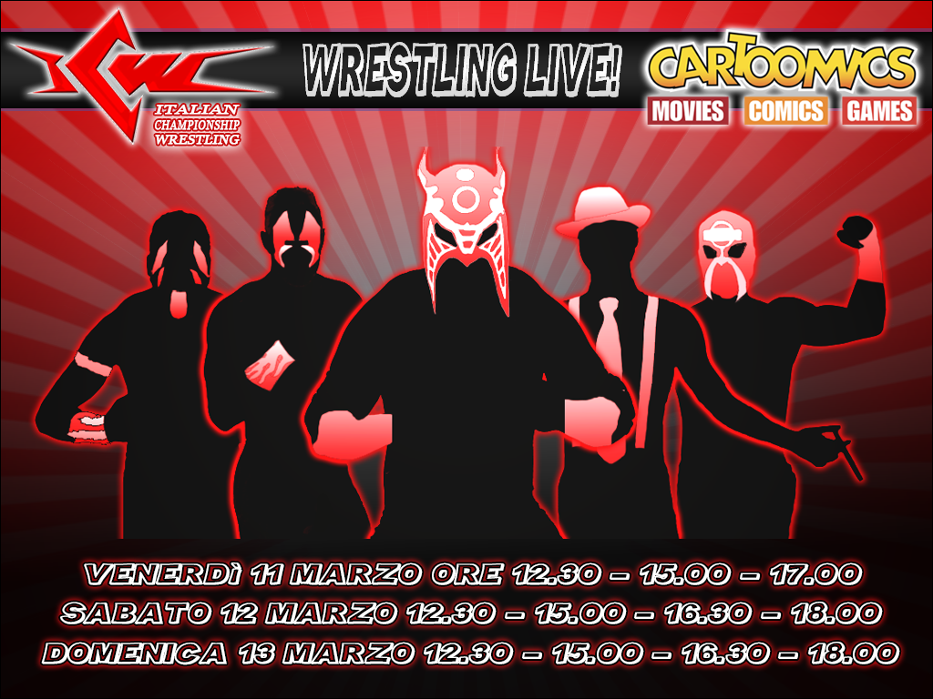 La ICW, anche quest'anno, parteciperà al Cartoomics e sembra intenzionata a fare le cose in grande stile