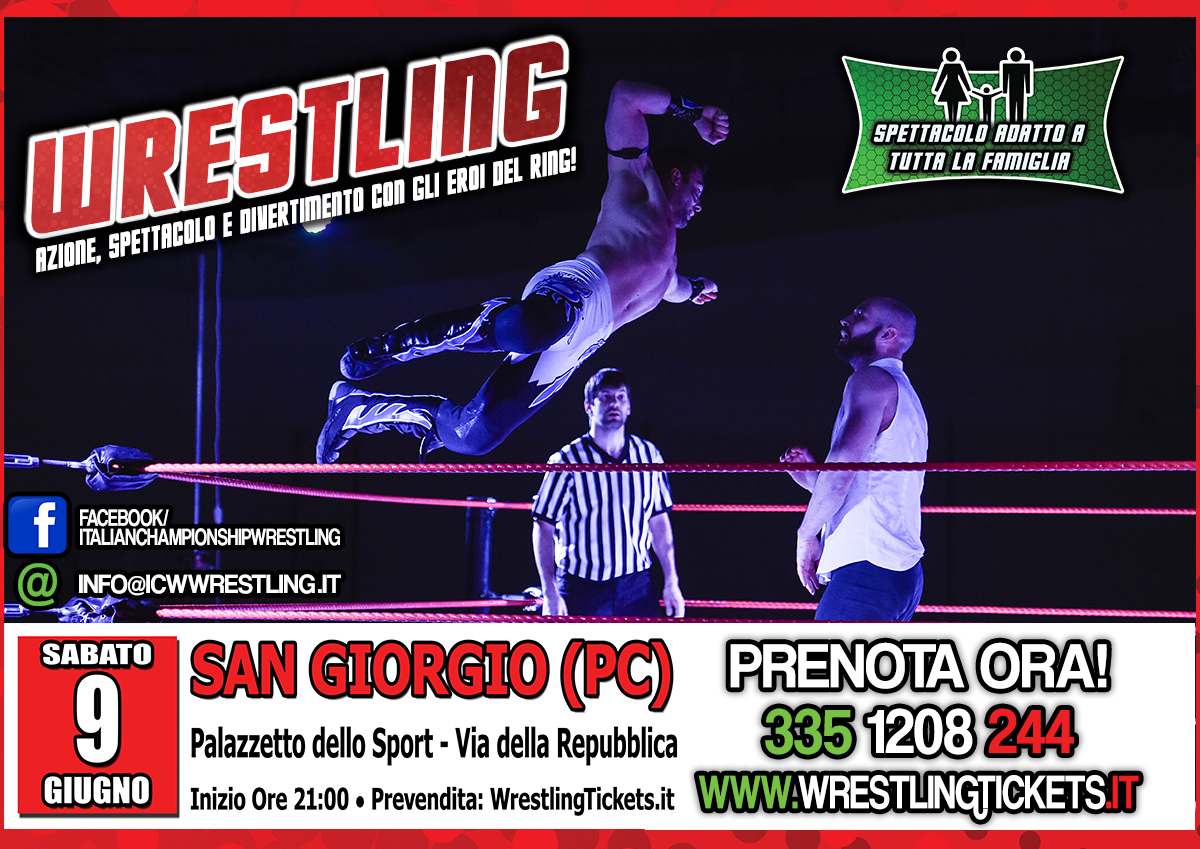 I Campioni del Wrestling tornano a Piacenza! Il programma completo di ICW Colpo Finale 2018