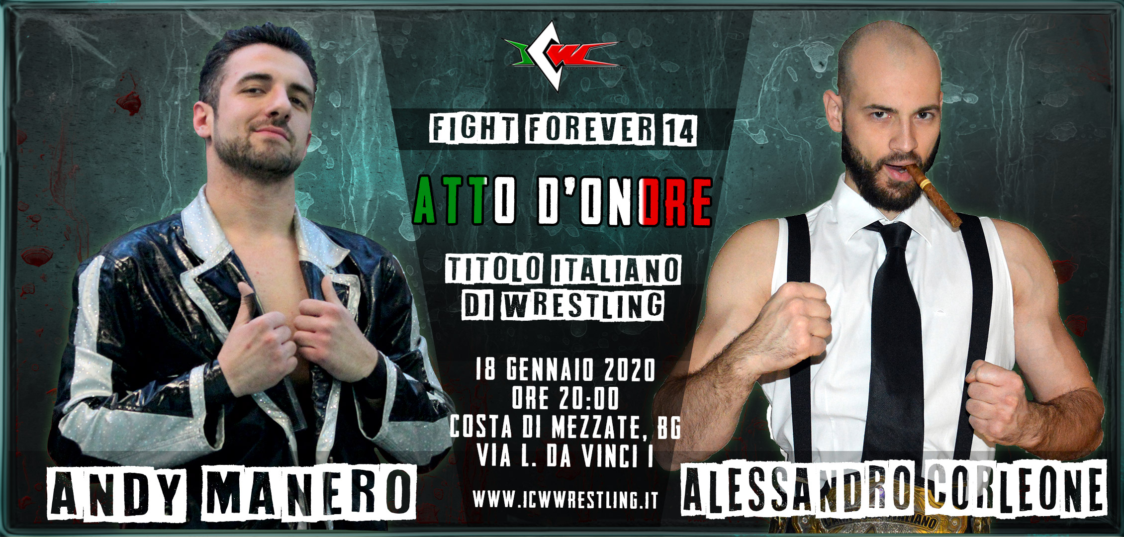 Sabato 18 gennaio il primo Evento ICW Fight Forever del 2020: Atto d’Onore!