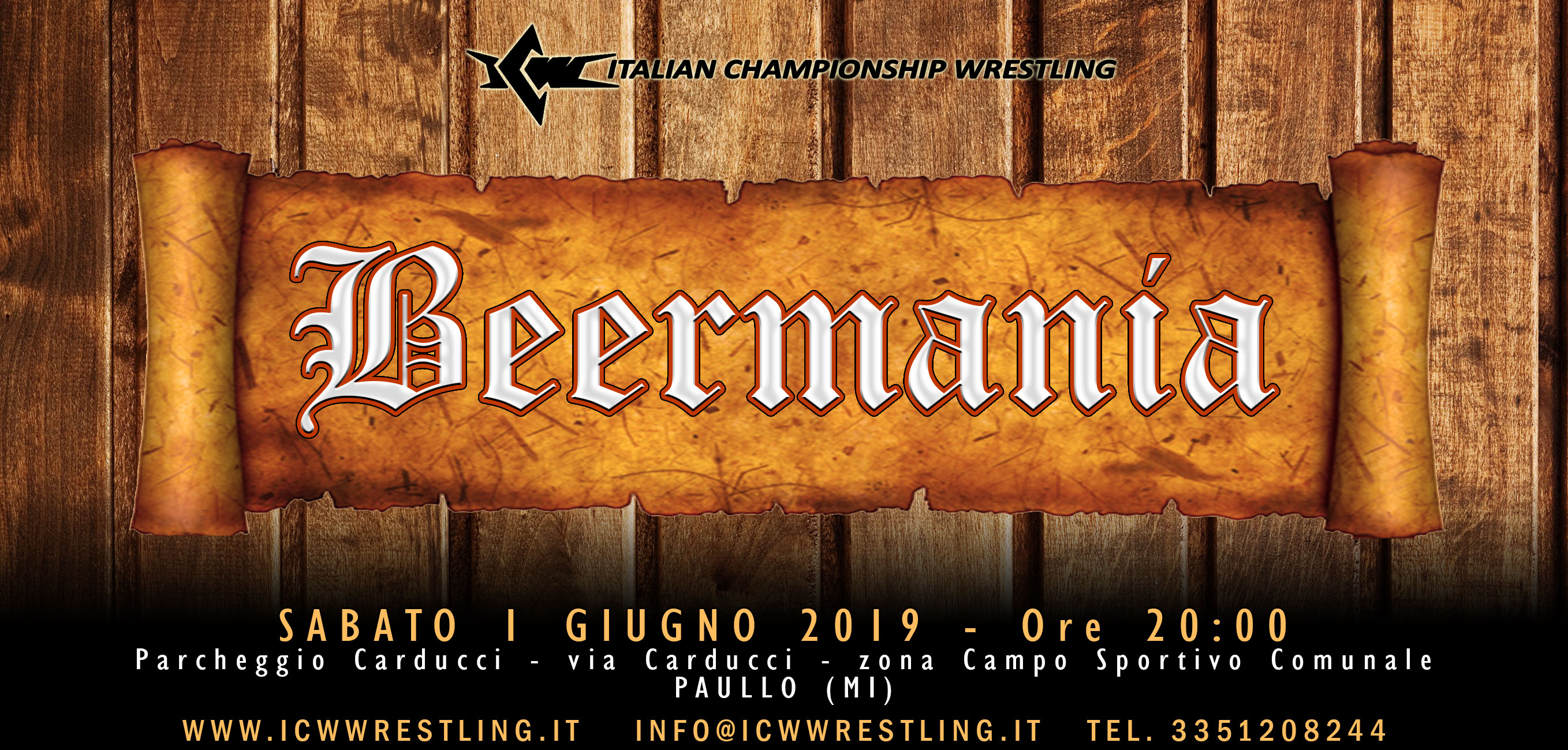 Manero resiste all’assalto di Tenacious Dalla! I Risultati di ICW Beermania 2019