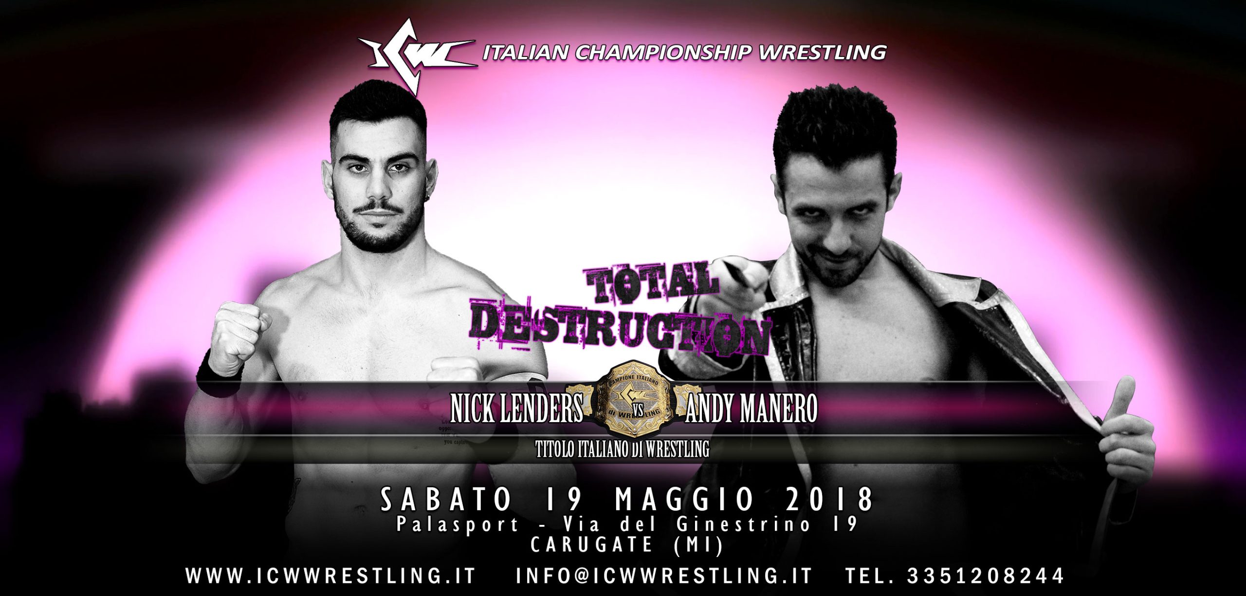 Andy Manero alla ribalta: rematch titolato a Total Destruction