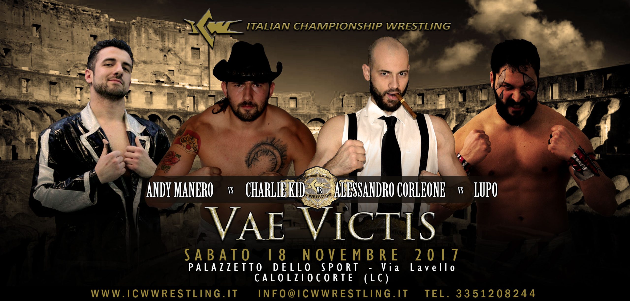 Confermato il Main Event di ICW Vae Victis 2017!