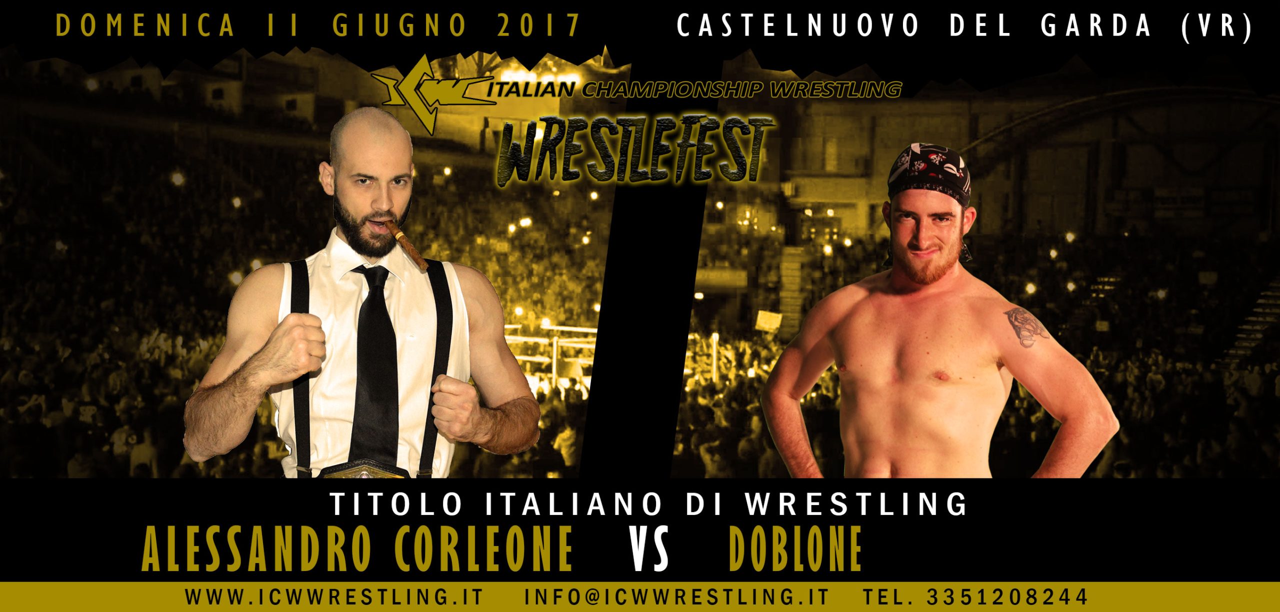La ICW torna in Veneto con WrestleFest: la Card Completa degli incontri dell’11 giugno a Castelnuovo del Garda!