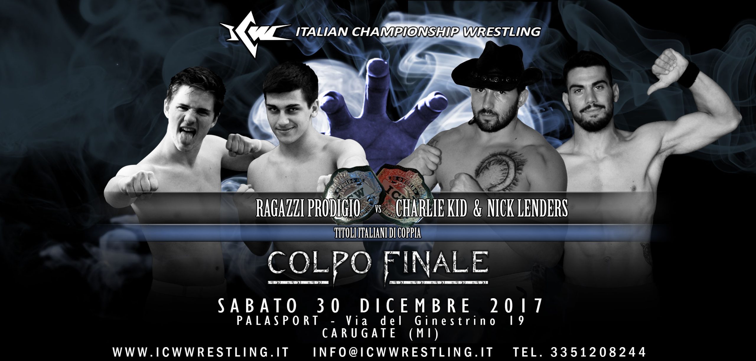 I neo Campioni contro due Fuoriclasse a ICW Colpo Finale!
