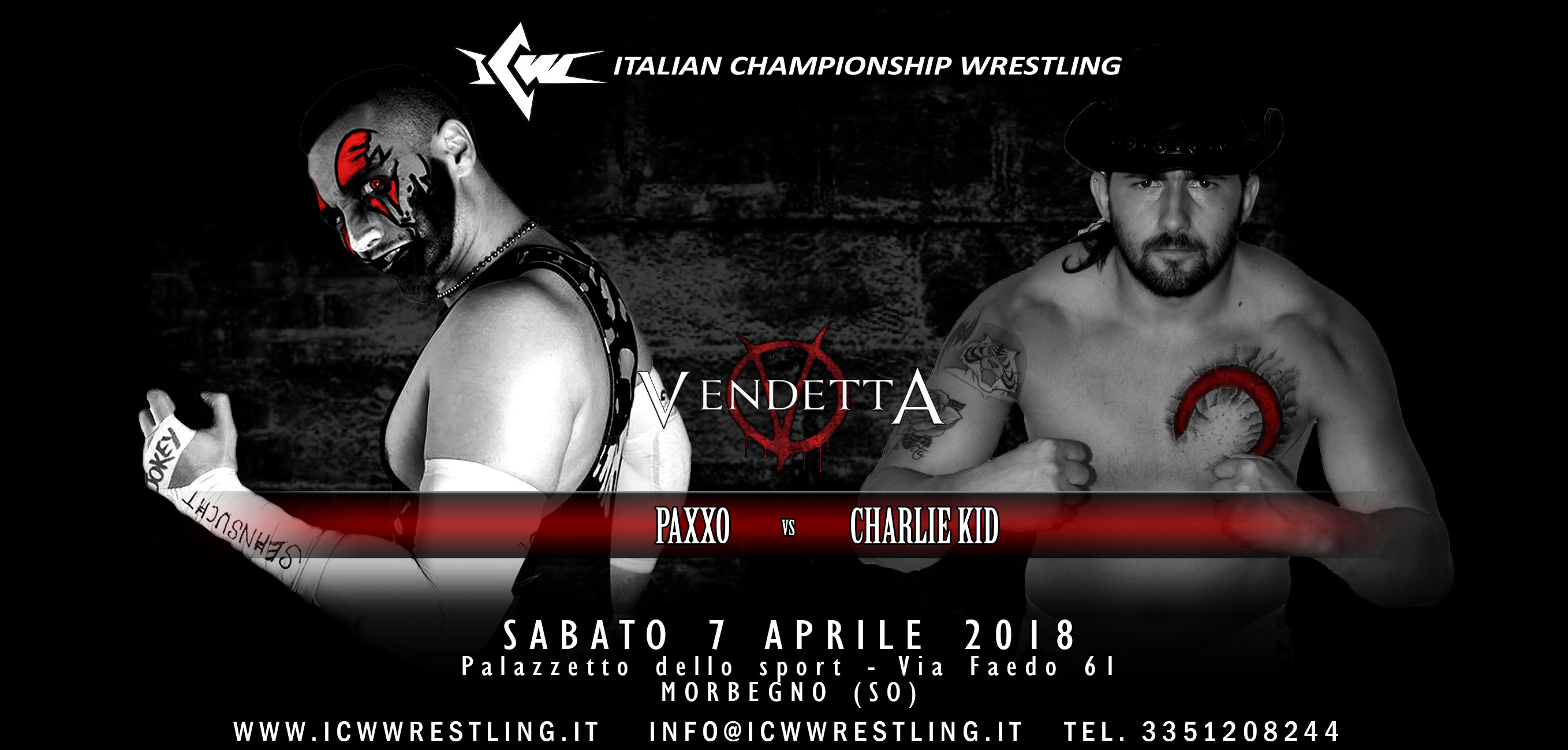 Grande successo per la ICW in Valtellina! Tutti i risultati di ICW Vendetta 2018, con due nuovi Campioni! Grande successo per la ICW in Valtellina! Tutti i risultati di ICW Vendetta 2018, con due nuovi Campioni!