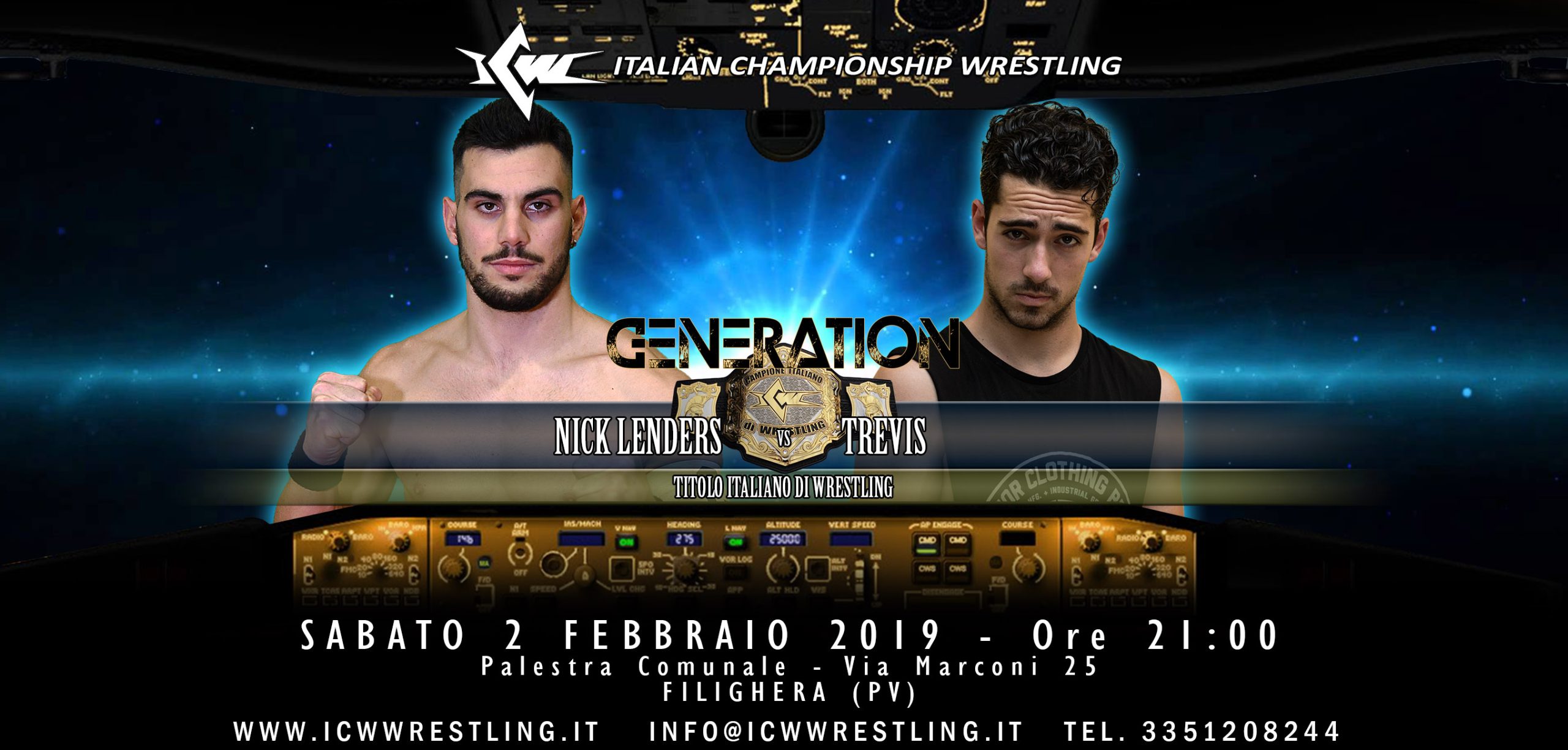 Questo sabato il primo Evento del 2019: la ICW torna a Pavia con Generation 5!