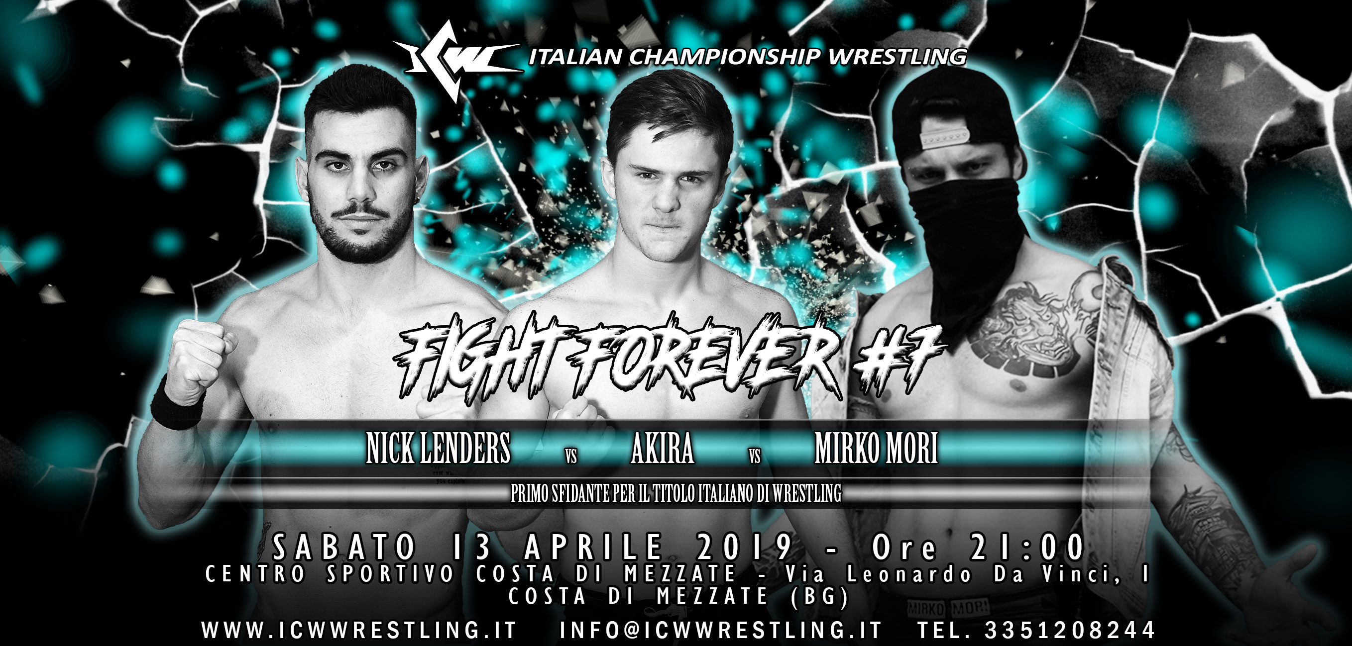 Main Event da sogno, Casta Party, e molto altro: sabato 13 aprile a Bergamo torna ICW Fight Forever!