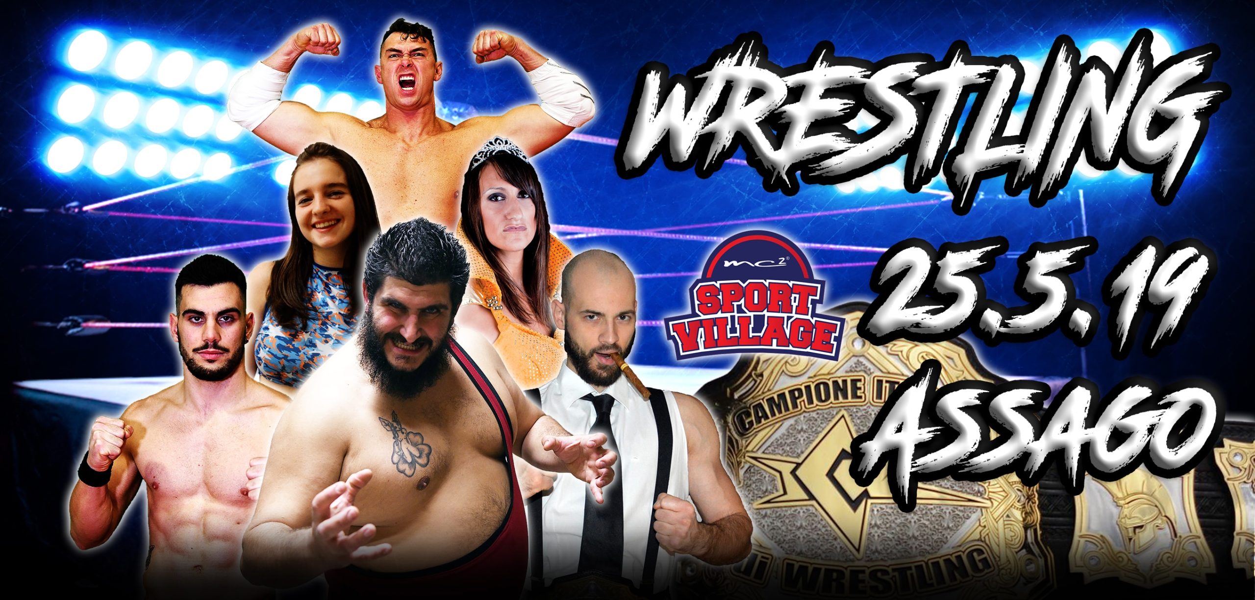 Sabato 25 Maggio I Campioni del Wrestling tornano ad Assago (Milano) per ICW Total Destruction!