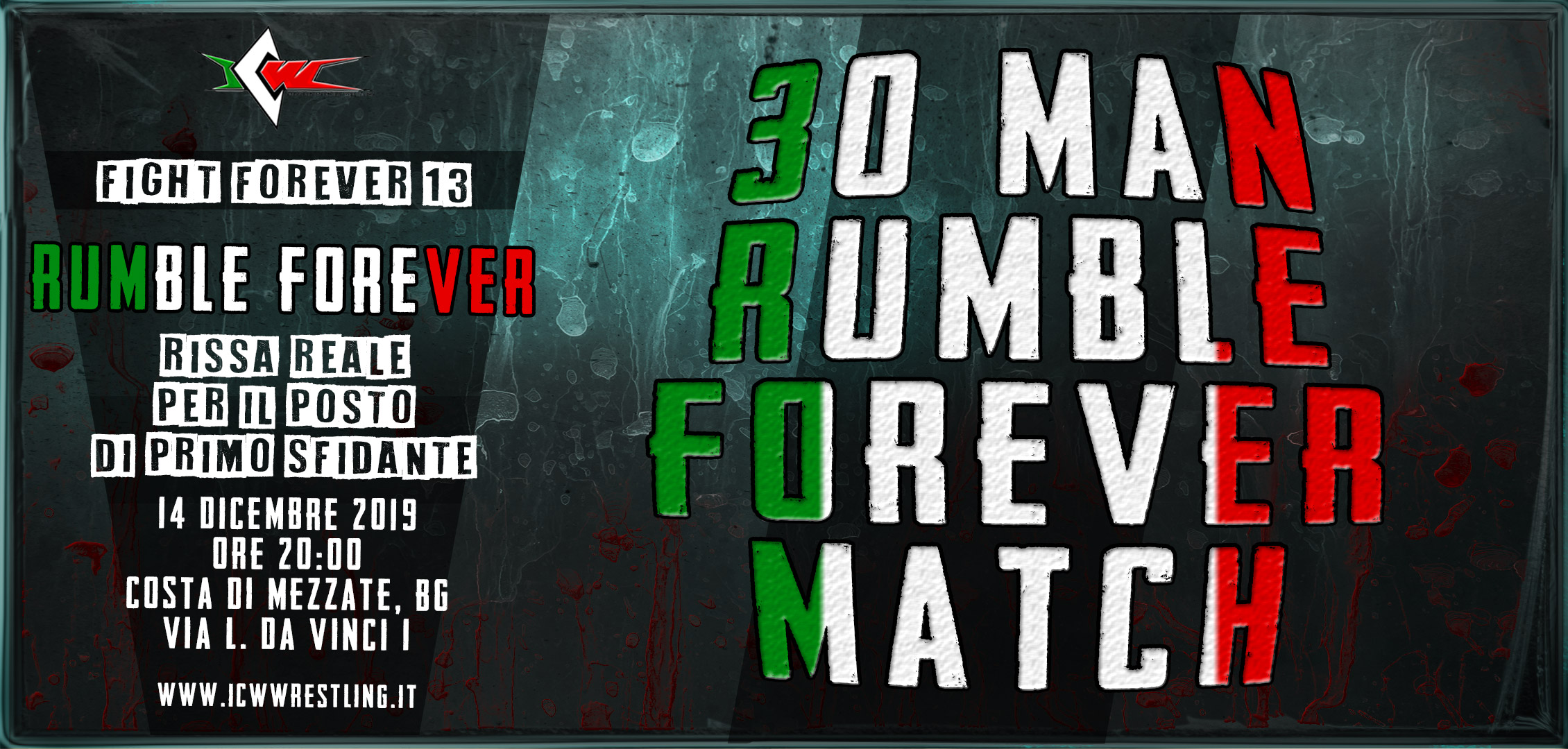 Questo sabato a Bergamo il primo Rumble Forever Match!