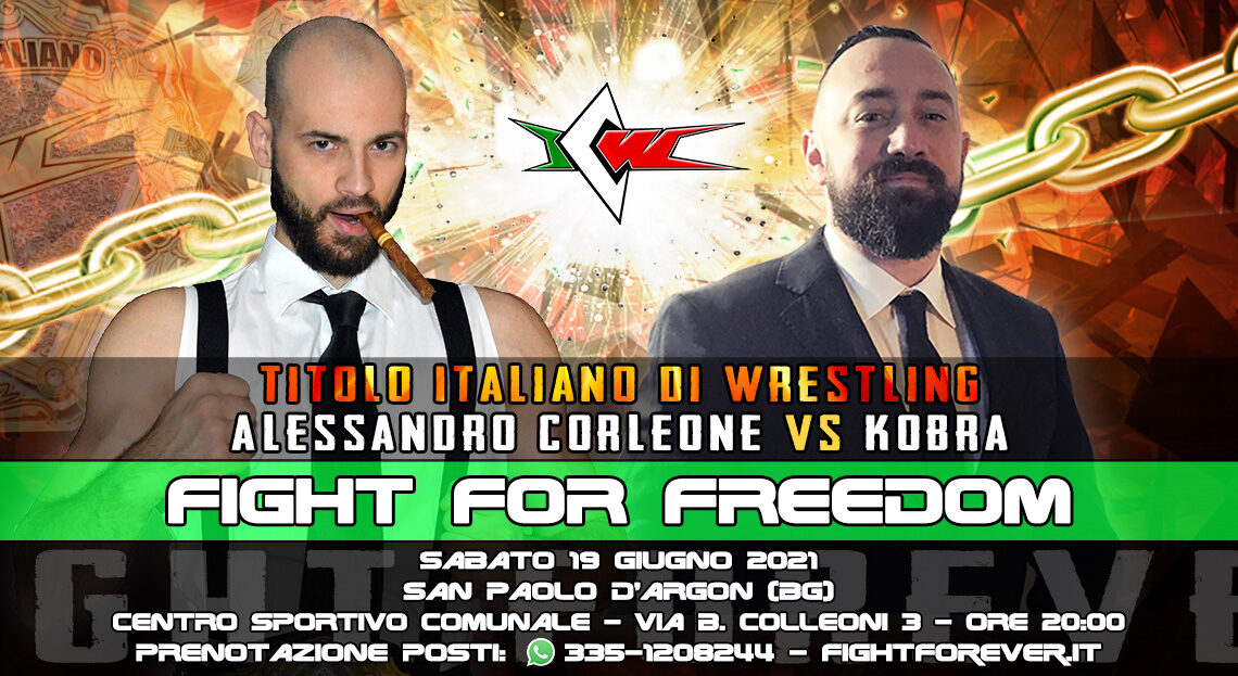 Kobra contro Corleone a ICW Fight For Freedom!