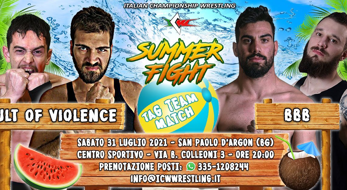 BBB contro Cult of Violence a ICW Summer Fight!