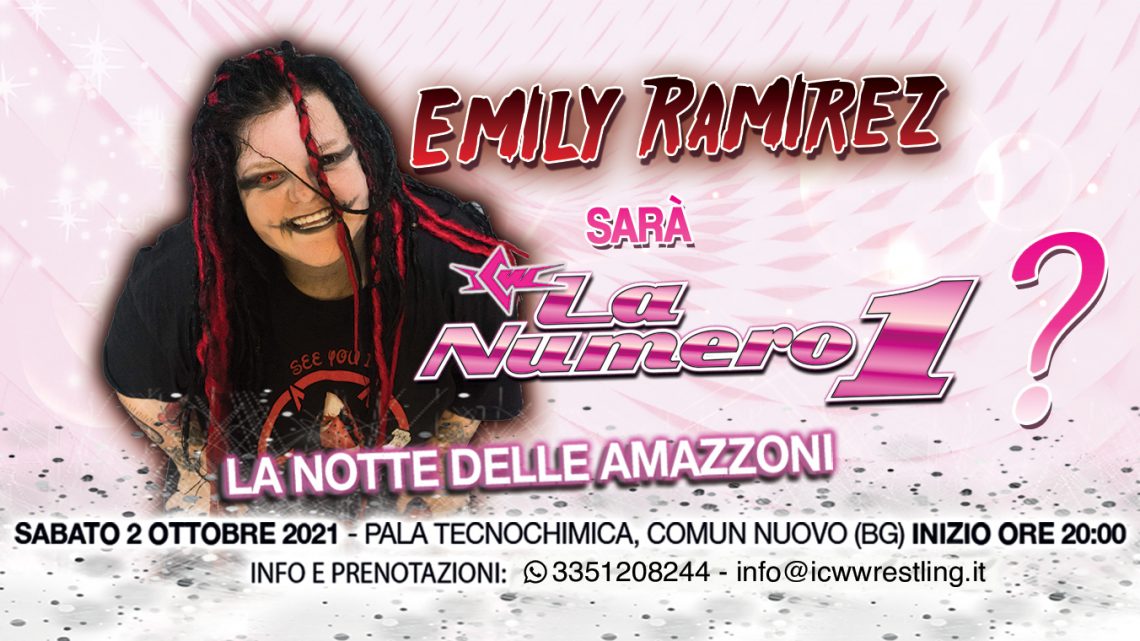 Emily Ramirez sarà alla Notte delle Amazzoni!