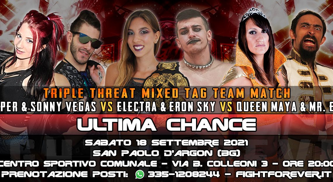 Scontro a coppie miste! Intergender Triple Threat Tag Team Match a ICW Fight Forever Scontro a coppie miste! Intergender Triple Threat Tag Team Match a ICW Fight Forever