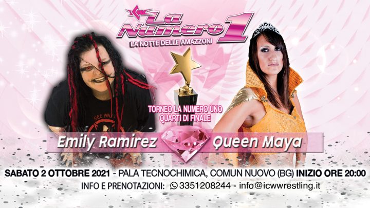 Annunciato il primo match della Notte delle Amazzoni! Queen Maya affronta Emily Ramirez!