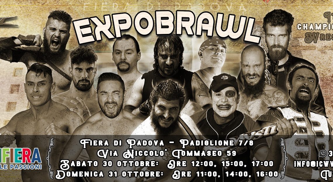 Il Grande Wrestling ICW per la prima volta a Padova a Tuttinfiera 2021!