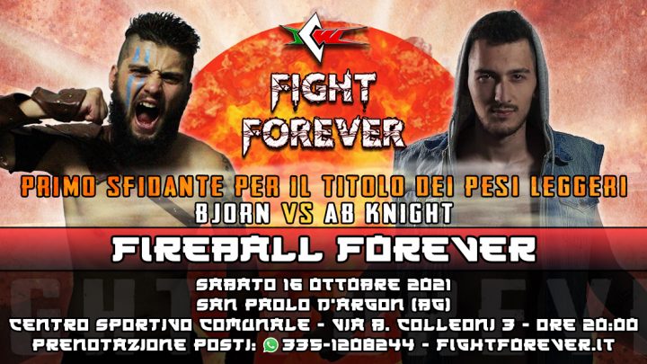 Opportunità al Titolo Italiano dei Pesi Leggeri in Palio a Fight Forever!