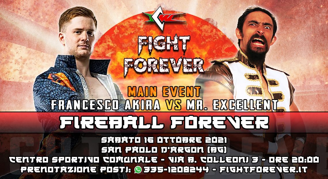 Sarà Mr. Excellent l’avversario di Francesco Akira a ICW Fight Forever!