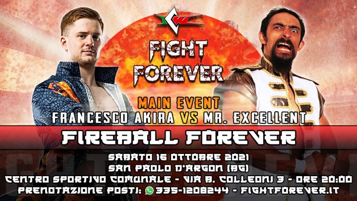 Sarà Mr. Excellent l’avversario di Francesco Akira a ICW Fight Forever!