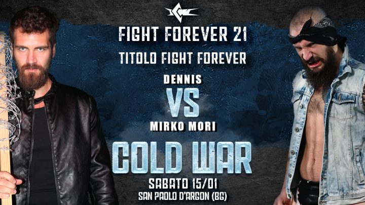 Mirko Mori contro Dennis per il Titolo Fight Forever il 15 gennaio!
