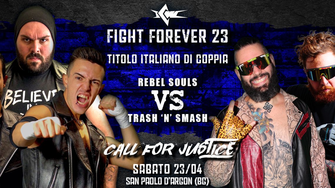 Rivincita! I Rebel Souls difenderanno i Titoli di Coppia contro i Trash ‘N’ Smash a Fight Forever!