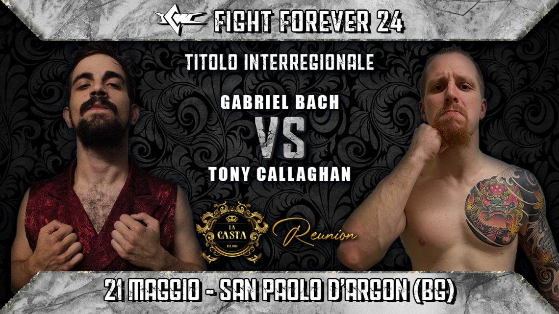 Gabriel Bach contro Tony Callaghan per il Titolo Interregionale a Fight Forever!
