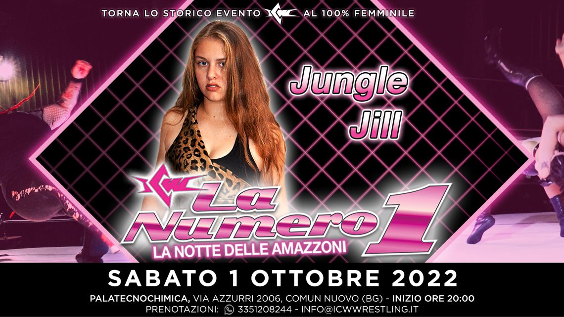 Jungle Jill arriva dal Belgio a La Numero Uno! Jungle Jill arriva dal Belgio a La Numero Uno!