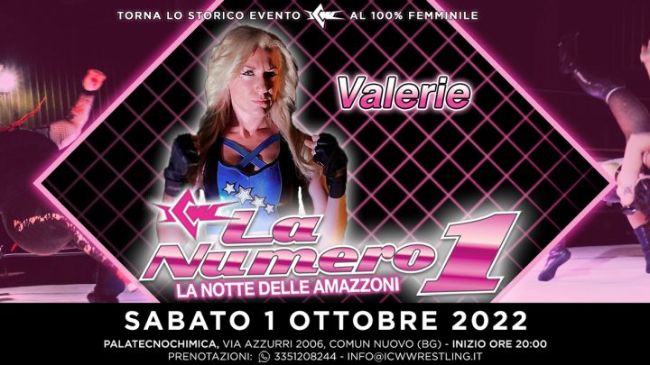 Valerie ritorna in Italia per La Numero Uno!