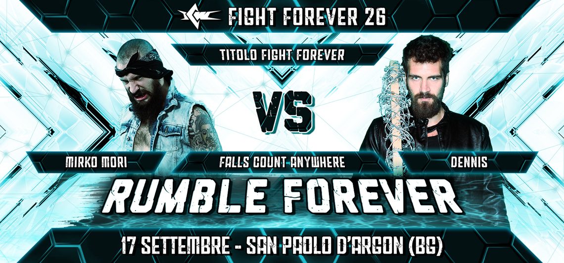 La Battaglia Finale! Dennis contro Mirko Mori in un Falls Count Anywhere Match!