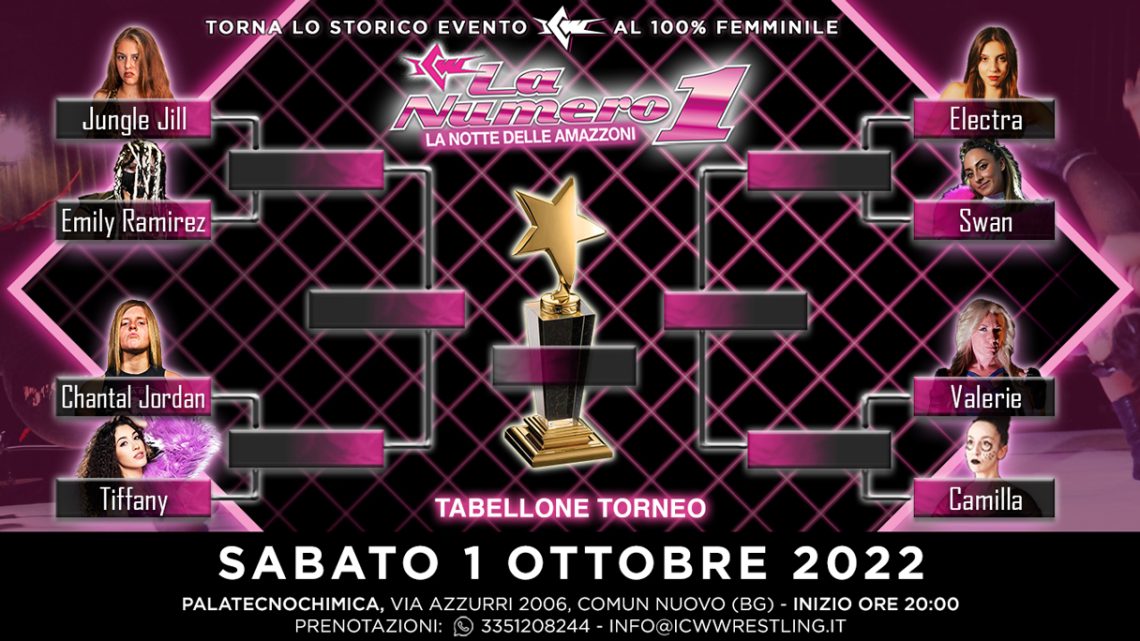 La Numero Uno: pubblicato il tabellone del Torneo!