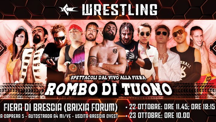 Scaldate i motori! La ICW Wrestling torna a Brescia questo weekend per la fiera Rombo di Tuono!
