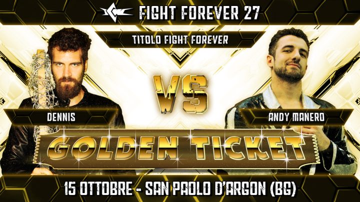 Dennis difende il Titolo Fight Forever contro Andy Manero!