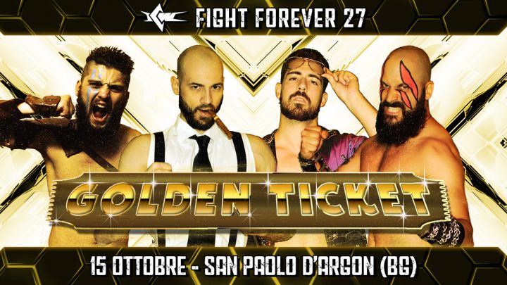 La ICW torna a Bergamo il 15 ottobre con Fight Forever: Golden Ticket!