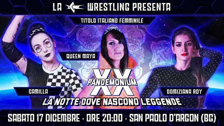 Il Titolo Italiano Femminile in palio a ICW Pandemonium XX!