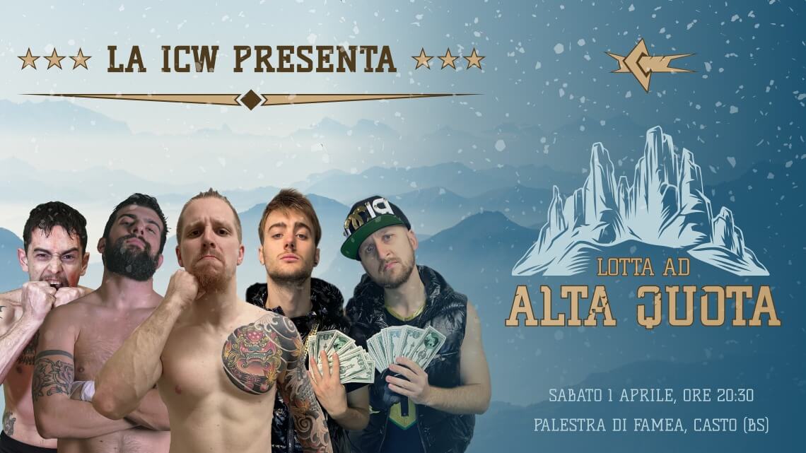 La ICW ritorna a Casto! Confermato Lotta ad Alta Quota 2023 La ICW ritorna a Casto! Confermato Lotta ad Alta Quota 2023