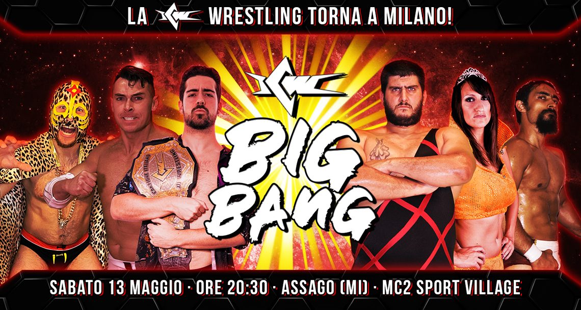 Il Grande Wrestling ICW torna a Milano il 13 maggio con Big Bang 2023!