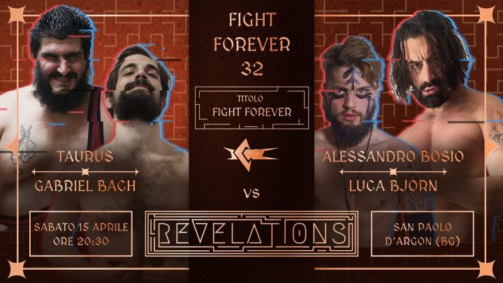 Ufficiale il Tag Team Match tra Alessandro Bosio e Luca Bjorn contro Gabriel Bach e Taurus a ICW Fight Forever 32!