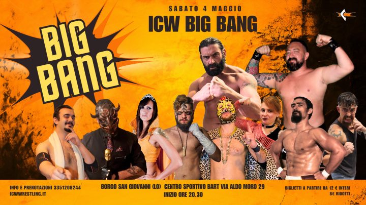 Azione, Sport e Spettacolo: il Grande Wrestling torna a Lodi con ICW Big Bang!