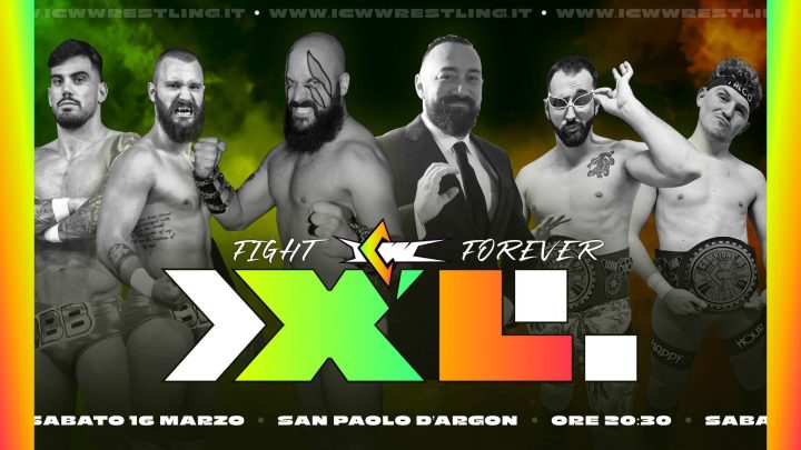 La ICW Wrestling presenta Fight Forever XL il 16 marzo a Bergamo!